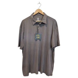 Men's VTG 1946 Grey XXL Polo Shirt‎ NWT